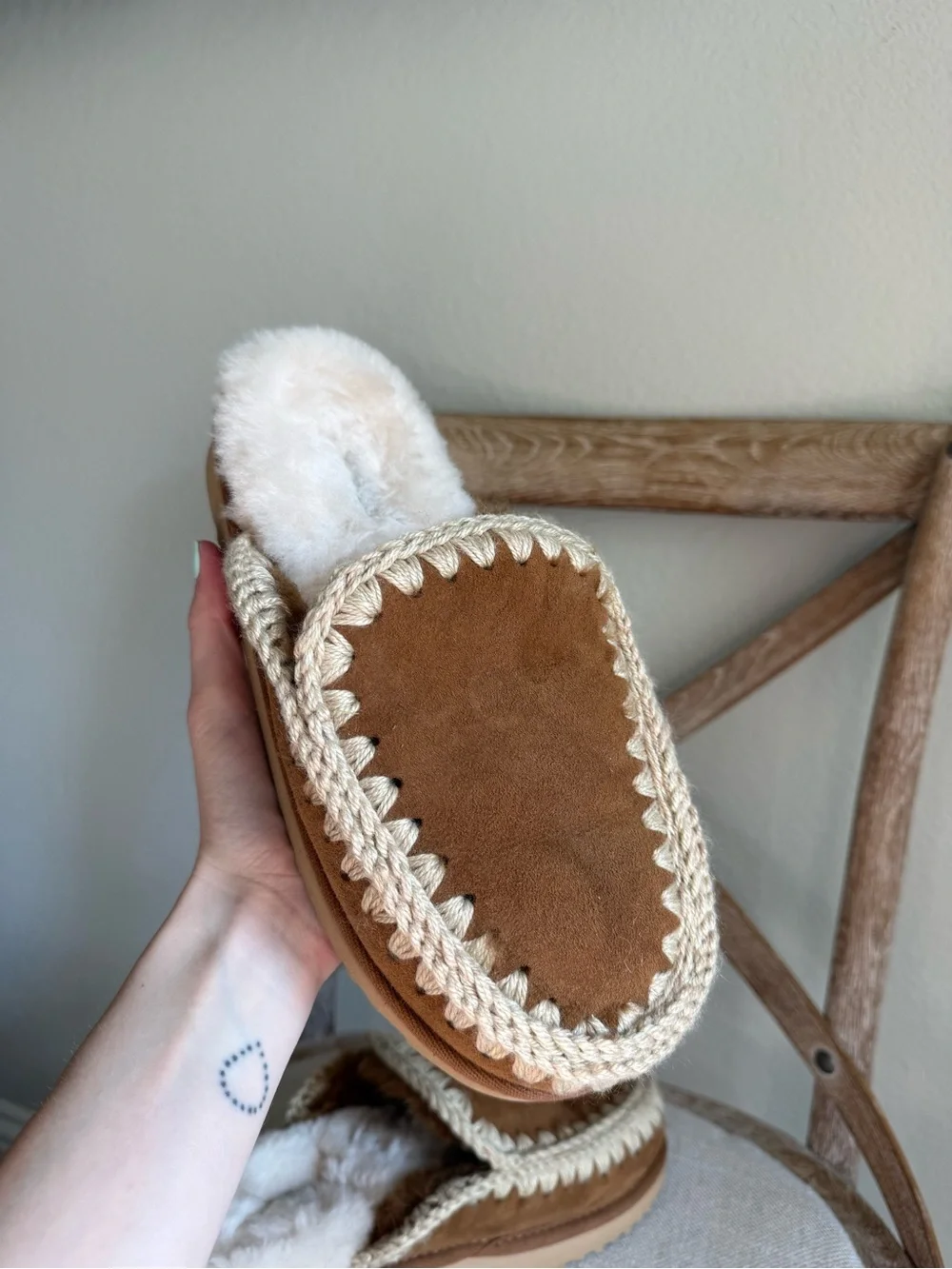 MOU Campfire Slippers cognac - Picture 6 of 8